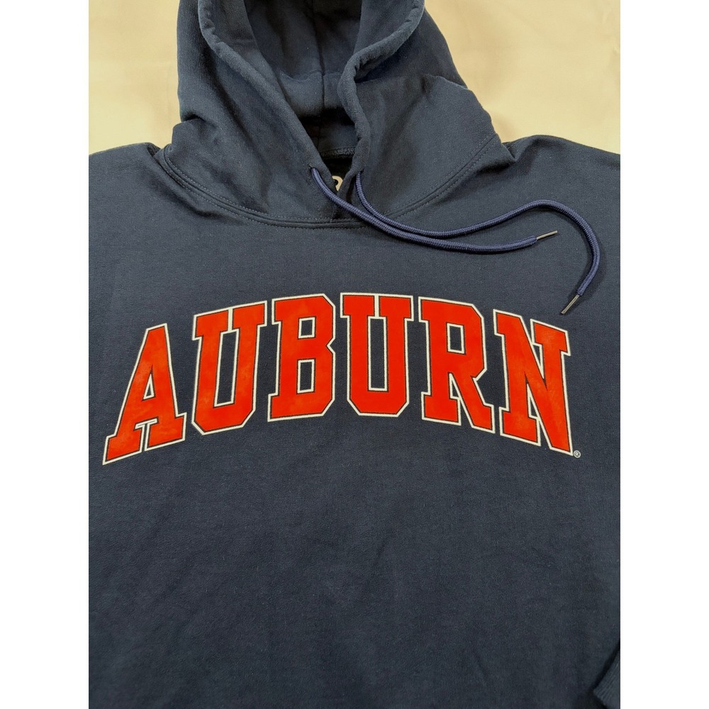 Auburn Tigers Hoodie Blue 84 Mens XL Navy Blue Pullover Sweatshirt Graphic NCAA